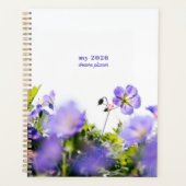 Blue Wildflower Dreams Planner (Devant)