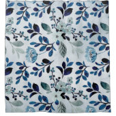 Blue Wildflower Meadows  Douchegordijn (Voorkant)