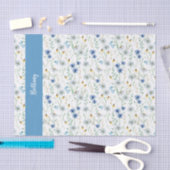 Blue Wildflower Waterverf Tissuepapier (Craft)