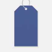 Blue Wildflower Wedding Cadeaulabel (Achterkant)