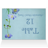 Blue Wilflower-tabelnummer (Binnen Horizontaal (Boven))