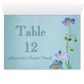 Blue Wilflower-tabelnummer (Binnen Horizontaal (Onder))