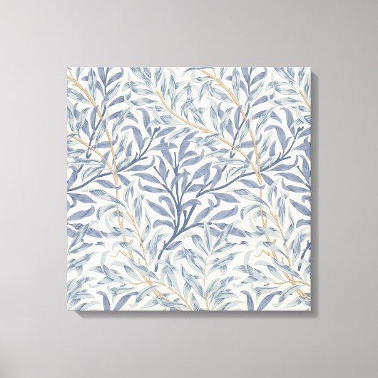 Blue Willow Bough (door William Morris) Canvas Afdruk (Voorkant)