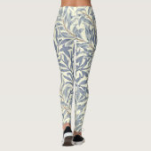 Blue Willow Bough (door William Morris) Leggings (Achterkant)