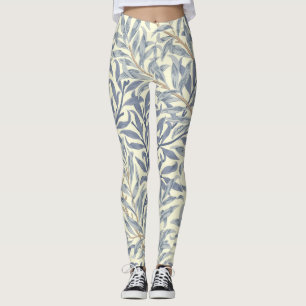 Blue Willow Bough (door William Morris) Leggings