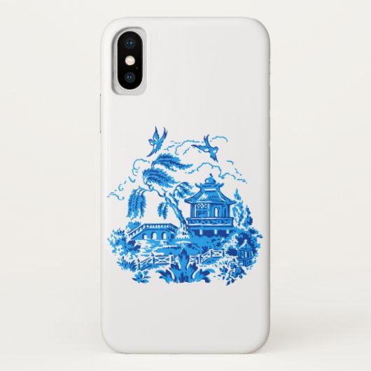 Blue Willow China Design Cell Case (Achterkant)