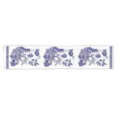 Blue Willow China Design Korte Tafelloper (Horizontaal)