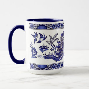 Blue Willow China Design Mok