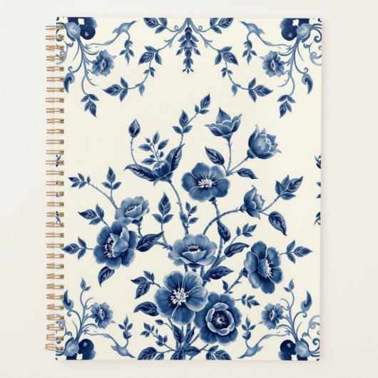  Blue Willow China Print Planner (Voorkant)