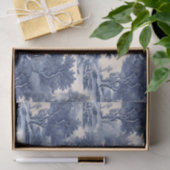 Blue Willow Decoupage Tissuepapier (Geschenk)