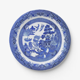 Blue Willow Pattern Paper Bord