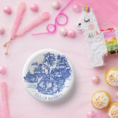 Blue Willow Rabbit Classic Whimsical-papier Papieren Kommen (Feest)