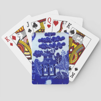 Blue Willow-spelkaarten Pokerkaarten