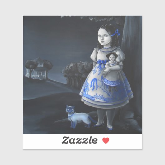 Blue Willow Sticker (Vel)