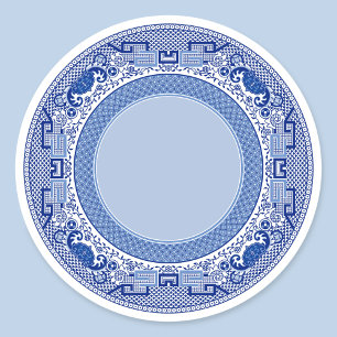 Blue Willow Stickers