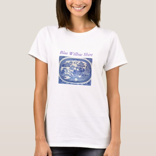 Blue Willow Tee Shirt - Directe herinneringen (Voorkant)