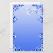 "Blue Willow World" 16 Briefpapier (Voorkant / Achterkant)