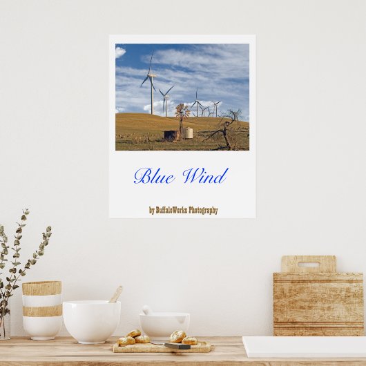 Blue Wind Poster (Cuisine)