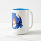 Blue Wing Alliance Coffee Mug  Tweekleurige Koffiemok (Voorkant rechts)