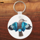 Blue Winged Kookaburra Sleutelhanger (Voorkant)
