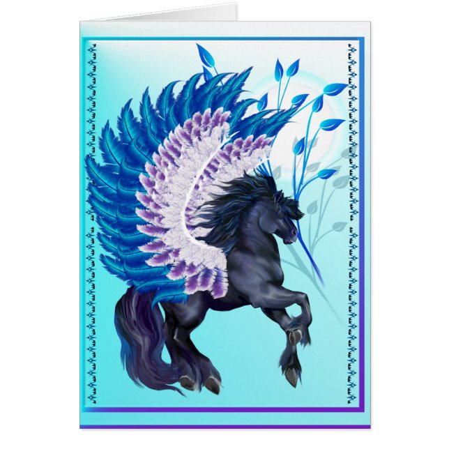 Blue Winged Pegasus (Voorkant)