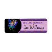 Blue Winged Pixie Book Label (Voorkant)