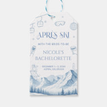 Blue Winter Apres Ski Bachelorette Party