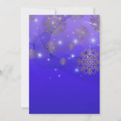 Blue Winter Corporate Christmas Party Invitation (Dos)