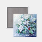Blue Winter Magnet Magneet (Voorkant / Achterkant)