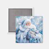 Blue Winter Magnet Magneet (Voorkant / Achterkant)