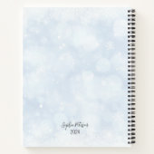 Blue Winter Mijn Zwangerschap Schattige Polar Beer Notitieboek (Achterkant)