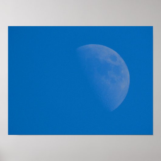 Blue Winter Moon Poster (Voorkant)