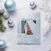 Blue Winter Onederland 1er anniversaire Invitation