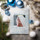 Blue Winter Onederland 1er anniversaire Invitation