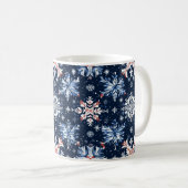 Blue Winter Pattern Koffiemok (Voorkant rechts)
