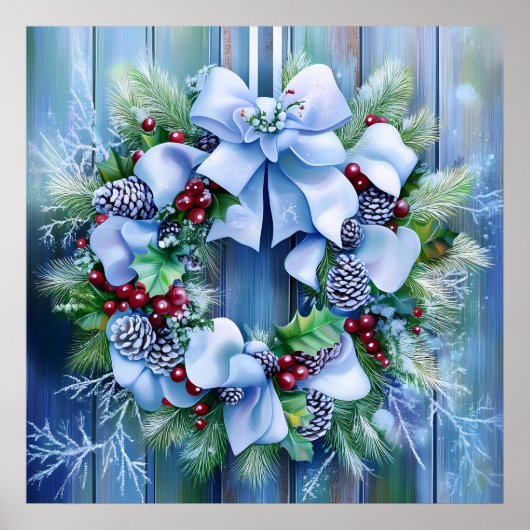 Blue Winter Poster (Voorkant)