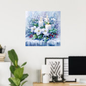 Blue Winter Poster (Thuiskantoor)