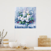 Blue Winter Poster (Keuken)
