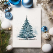 Blue Winter Wonderland Noël Invitation