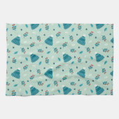 Blue Winter Wonderland serviette à main (Horizontal)