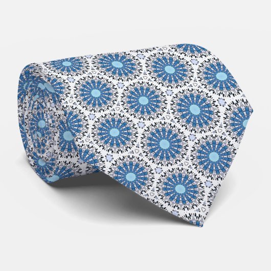 Blue Wishes Stropdas (Opgerold)