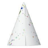 Blue Wizard Herfst Pumpkins Party Pet Feesthoedjes (Achterkant)