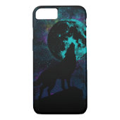 Blue Wolf Apple iPhone 7 hoesje (Achterkant)