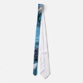 Blue Wolf Art Stropdas (Achterkant)