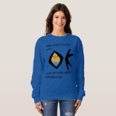Blue Women's Basic Sweatshirt Boomeranged (Voorkant volledig)