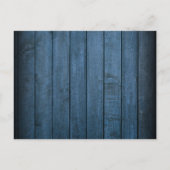 Blue Wood Celebration of Life Funeral Invitation (Dos)