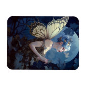 Blue Woodland Fairy Fantasy Art Magneet (Horizontaal)
