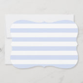 Blue Woodland Friends Invitation d'anniversaire (Dos)