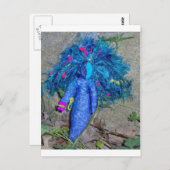 Blue Xavychup Goddess Doll Briefkaart (Voorkant / Achterkant)