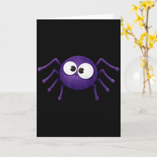 Blue Y Sder Halloween Kaart (Gele Bloem)